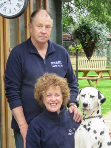 PHOTO: Michael & Linda with Dottie the Dalmation