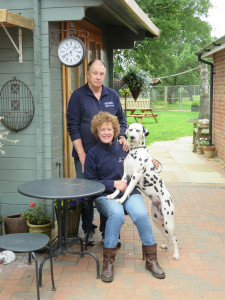 PHOTO:Michael & Linda with Dottie the DalmationD